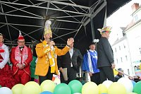Bild: Rosenmontagsumzug nass gemacht
