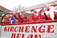 Bild: Rosenmontagsumzug nass gemacht