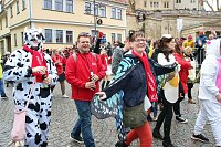 Bild: Rosenmontagsumzug nass gemacht