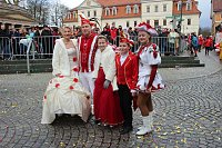 Bild: Rosenmontagsumzug nass gemacht