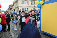Bild: Rosenmontagsumzug nass gemacht