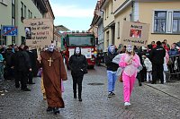 Bild: Rosenmontagsumzug nass gemacht