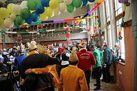 Bild: Rosenmontagsumzug nass gemacht