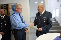 Neuer Kontaktbereichsbeamter eingeführt Bild: Neuer Kontaktbereichsbeamter eingeführt