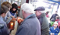 Bild: Friedenslicht in Sondershausen