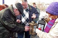 Bild: Friedenslicht in Sondershausen