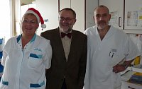 Bild: Landrat auf Weihnachtstour