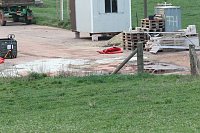 Ausgelaufenes Ammoniumnitrat... Bild: Ausgelaufenes Ammoniumnitrat...