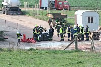 Ausgelaufenes Ammoniumnitrat... Bild: Ausgelaufenes Ammoniumnitrat...