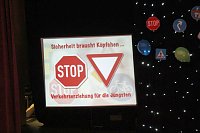 Bild: Mit Clown Hajo f&uuml;r mehr Sicherheit