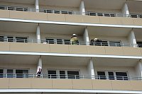 Bild: Brand auf Balkon in Sondershausen