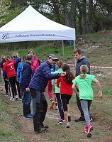 Glückliche Sieger beim Crosslauf der Schulen Bild: Glückliche Sieger beim Crosslauf der Schulen