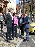 Bild: Ministerpr&auml;sident in Artern