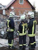 Dachstuhlbrand in Sondershausen Bebra Bild: Dachstuhlbrand in Sondershausen Bebra