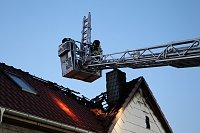 Dachstuhlbrand in Sondershausen Bebra Bild: Dachstuhlbrand in Sondershausen Bebra