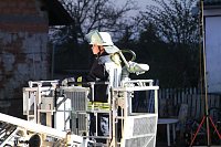 Dachstuhlbrand in Sondershausen Bebra Bild: Dachstuhlbrand in Sondershausen Bebra