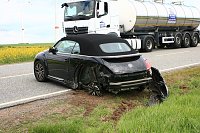 Bild: Schwerer Unfall auf der B4