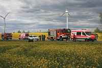 Bild: Schwerer Unfall auf der B4