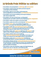 Freie Wähler vor Ort Bild: Freie Wähler vor Ort