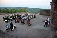 Erfolgreich Kyffhäuserdenkmal gestürmt Bild: Erfolgreich Kyffhäuserdenkmal gestürmt