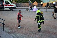 Feuerwehrleute stürmen Kyffhäuserdenkmal Bild: Feuerwehrleute stürmen Kyffhäuserdenkmal