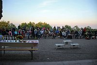 Feuerwehrleute stürmen Kyffhäuserdenkmal Bild: Feuerwehrleute stürmen Kyffhäuserdenkmal