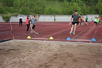 Leichtathleten im Wettkampf Bild: Leichtathleten im Wettkampf