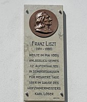 Bild: Liszt-Gedenktafel in Sondershausen enth&uuml;llt