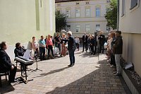 Bild: Liszt-Gedenktafel in Sondershausen enth&uuml;llt