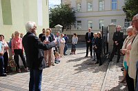 Bild: Liszt-Gedenktafel in Sondershausen enth&uuml;llt