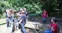 Bild: Naturcamp auf dem Abenteuerspielplatz