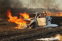 Bild: Feldbrand bei Gro&szlig;berndten