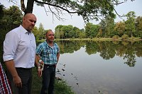 Schnelle und unkomplizierte Hilfe für den Parkteich Bild: Schnelle und unkomplizierte Hilfe für den Parkteich