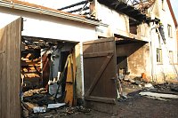 Brand in leerstehendem Gebäude Bild: Brand in leerstehendem Gebäude