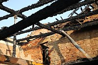 Brand in leerstehendem Gebäude Bild: Brand in leerstehendem Gebäude