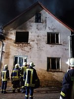 Brand in leerstehendem Gebäude Bild: Brand in leerstehendem Gebäude