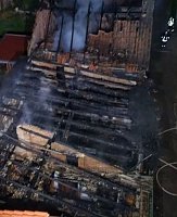 Brand in leerstehendem Gebäude Bild: Brand in leerstehendem Gebäude