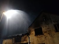 Brand in leerstehendem Gebäude Bild: Brand in leerstehendem Gebäude