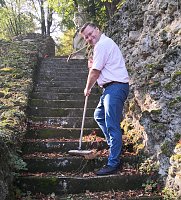 Bild: Arbeitseinsatz Schlosspark Ebeleben