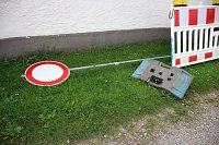Bild: Badesaison wird beendet und Baustelle
