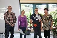 Zeugnisübergabe bei Bildungsverein Bild: Zeugnisübergabe bei Bildungsverein