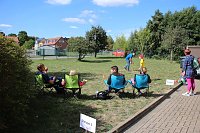 Feuerwehrleute feierten Bild: Feuerwehrleute feierten