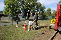 Feuerwehrleute feierten Bild: Feuerwehrleute feierten
