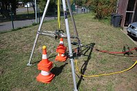 Feuerwehrleute feierten Bild: Feuerwehrleute feierten