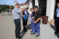 Feuerwehrleute feierten Bild: Feuerwehrleute feierten