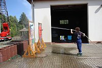 Feuerwehrleute feierten Bild: Feuerwehrleute feierten