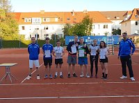 Nach exakt zweiundvierzig Tennis-Matches im Einzel und Doppel in verschiedenen Alterklassen haben wir am vorgestrigen Tag die 25. Kreisjugendspiele im Tennis absolviert und die jeweiligen Kreismeister ermittelt. Dazu erreichte kn diese Meldung... Bild: Nach exakt zweiundvierzig Tennis-Matches im Einzel und Doppel in verschiedenen Alterklassen haben wir am vorgestrigen Tag die 25. Kreisjugendspiele im Tennis absolviert und die jeweiligen Kreismeister ermittelt. Dazu erreichte kn diese Meldung...