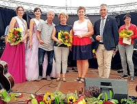 Bild: Gro&szlig;e Beteiligung am  25. "Frankenh&auml;user Blumensommer" 2019