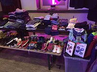Bild: Im Klubhaus Stock&acute;sen Kindersachenbasar