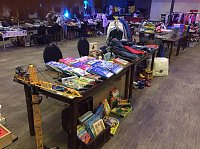 Bild: Im Klubhaus Stock&acute;sen Kindersachenbasar